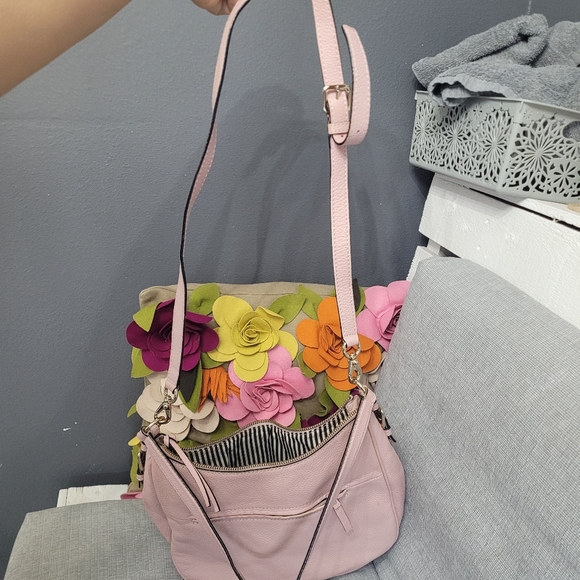 KATE SPADE LIGHT PINK LEATHER SHOULDER / HANDBAG - Picture 5 of 10